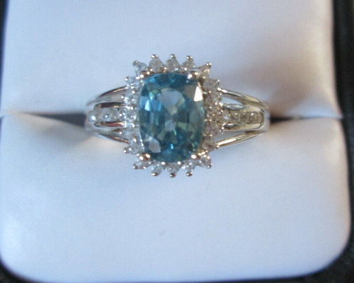 Cambodian blue zircon and - cambodian,